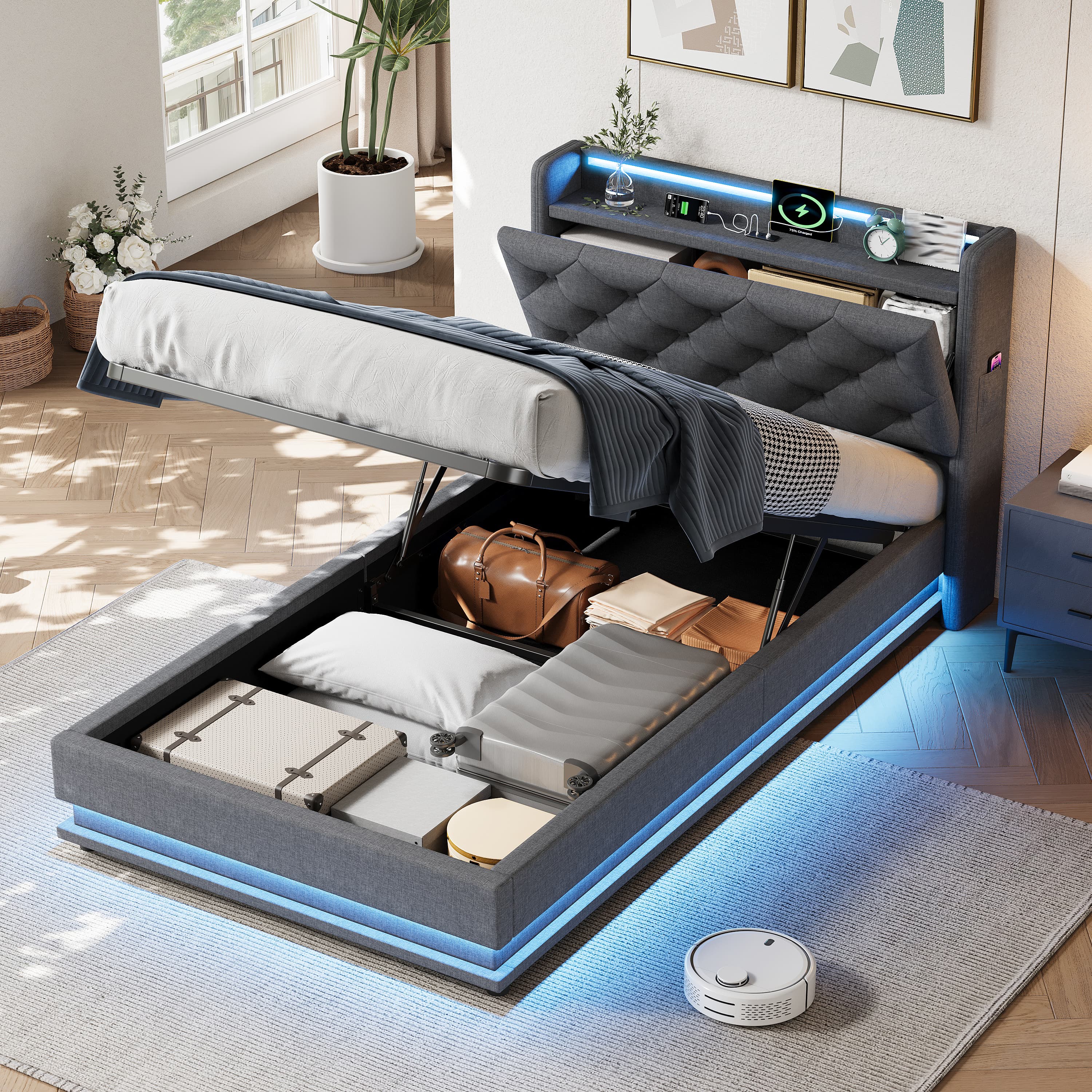 The Smart Single Bed: Storage, Lighting & Charging Combined - image 2