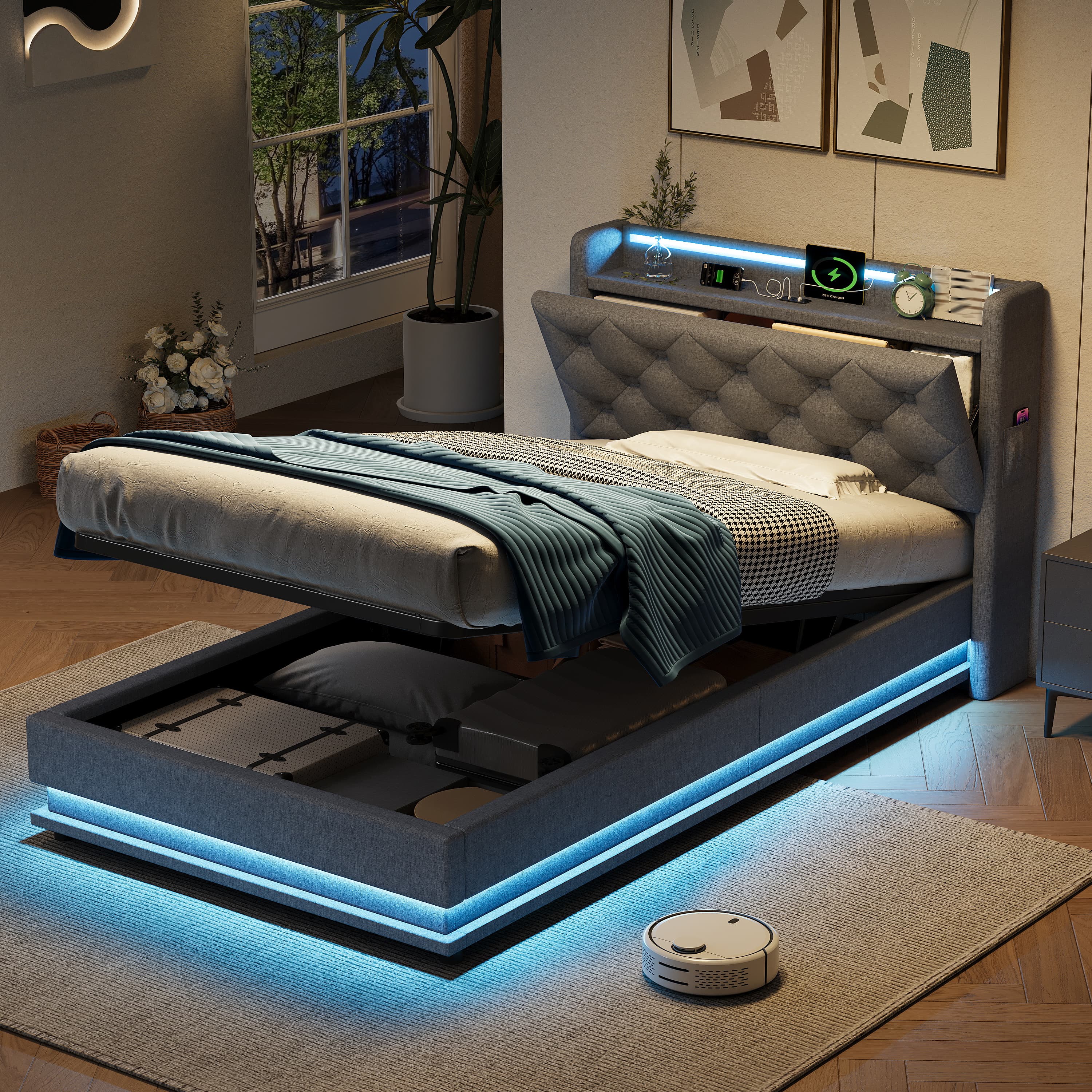 The Smart Single Bed: Storage, Lighting & Charging Combined - image 3
