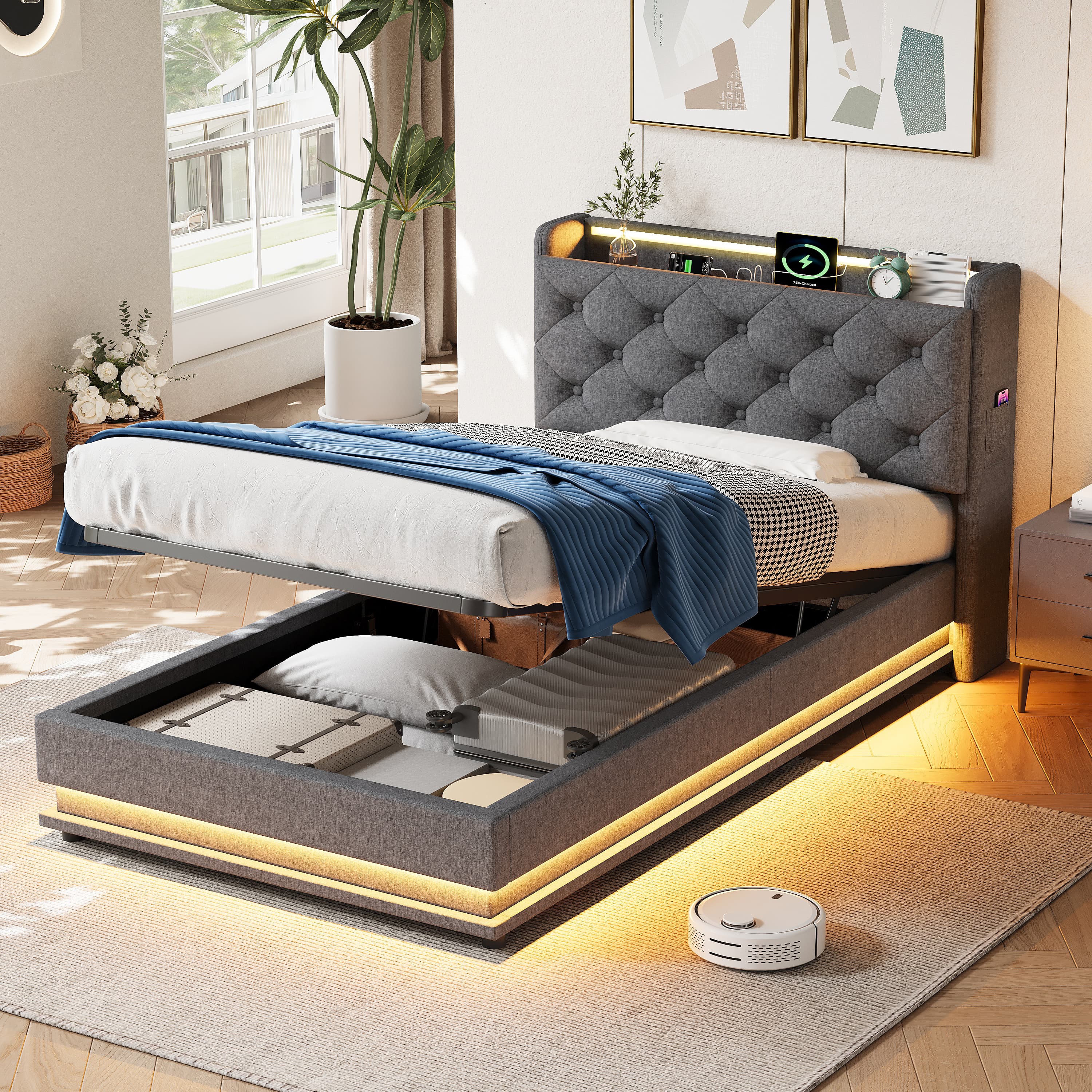 The Smart Single Bed: Storage, Lighting & Charging Combined - image 5