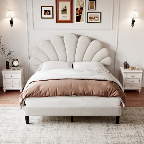 Transform Your Bedroom with a Chic Petal Velvet Bed Frame - image 13