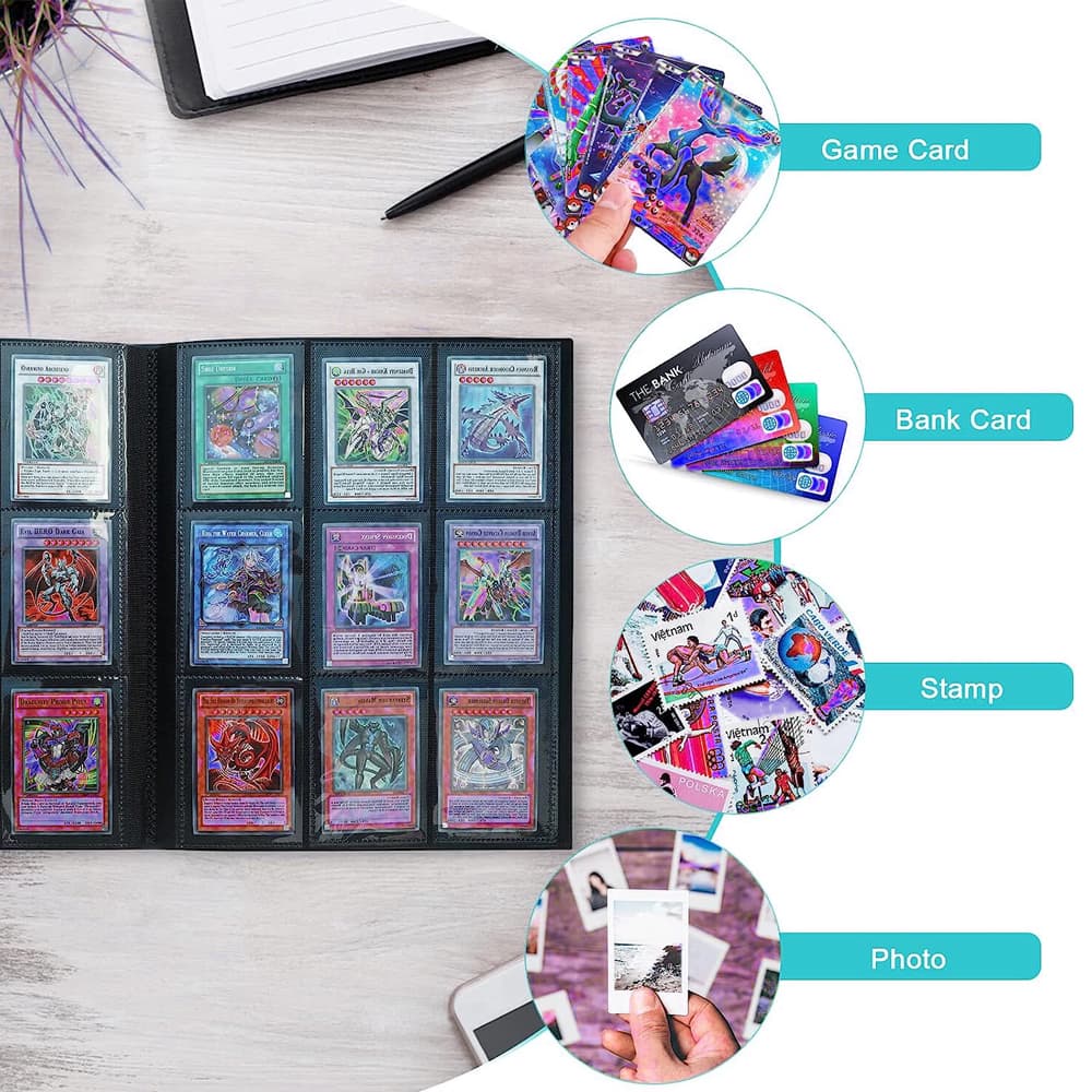360-Pocket Card Collection Binder with Elastic Strap Closure - image 18
