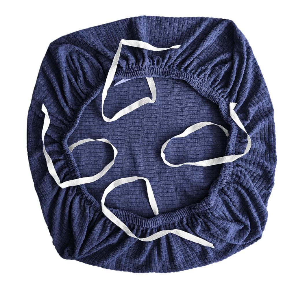 Elastic Stretch Seat Cover for Office Chairs — Navy - W13881778