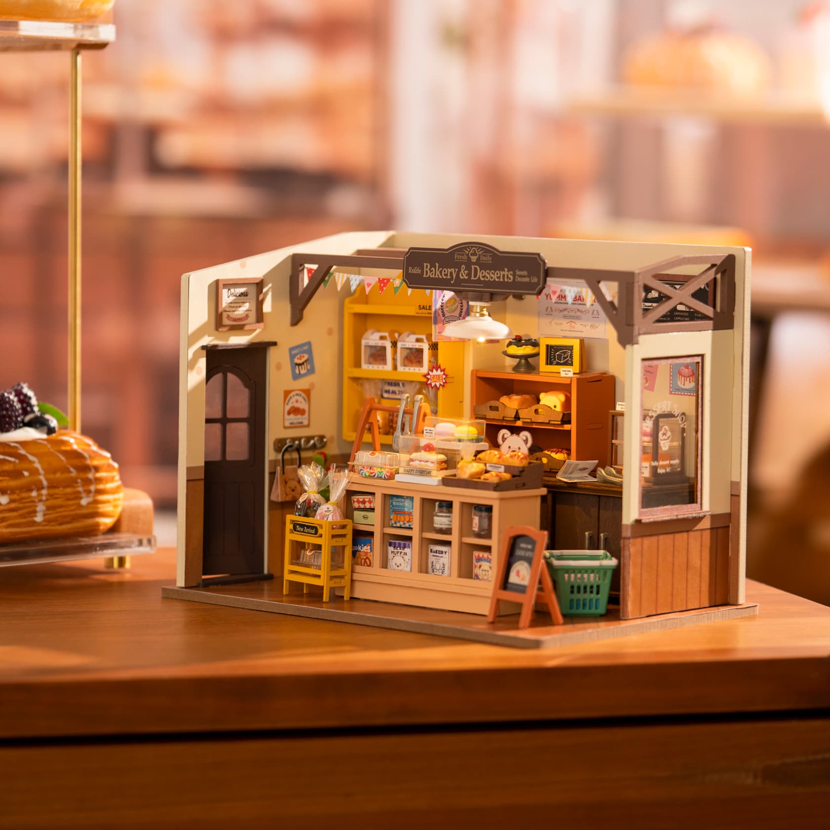 DIY Miniature House Kit: Becka's Baking House (Rolife DG161) - image 4