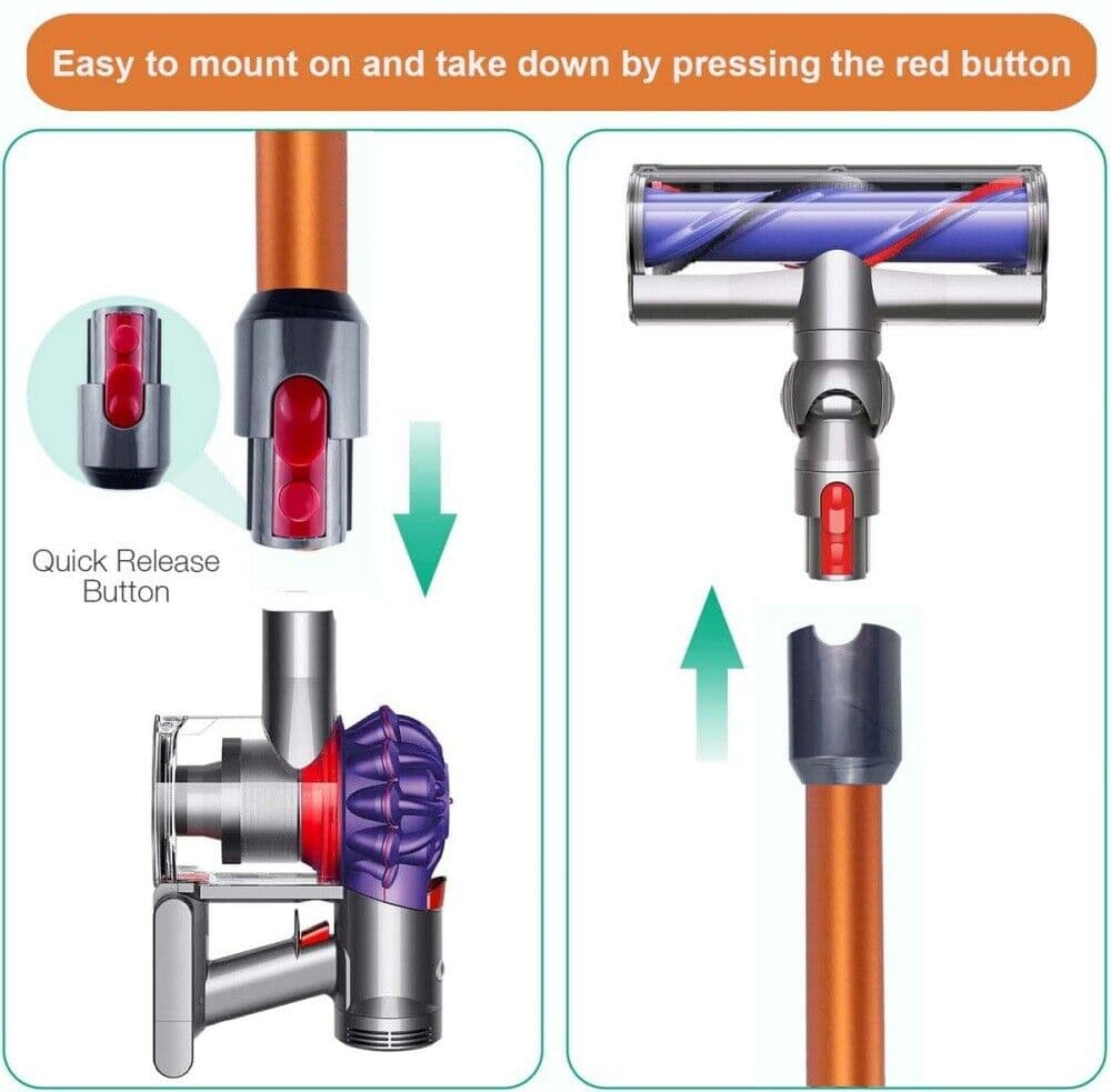 Orange Metal Straight Wand for Dyson V7, V8, V10 and V11 Vacuums - image 14
