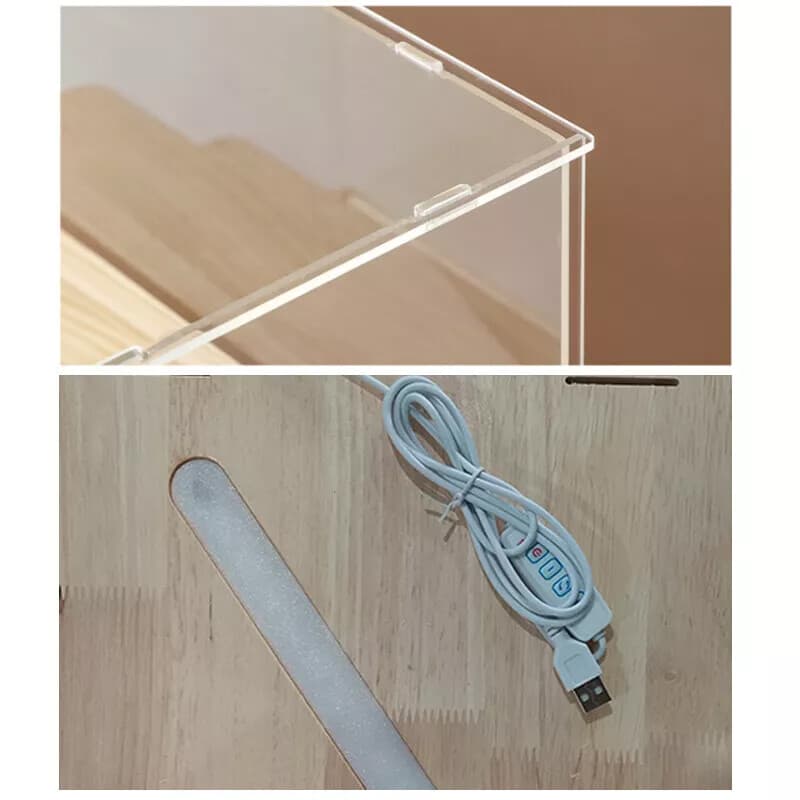 Transform Your Collection with this 4-Tier LED Display Case - image 9