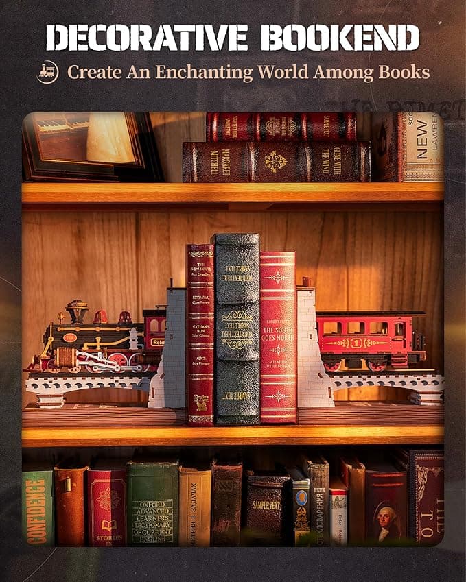 DIY Steam Train Book Nook Model Kit - image 12