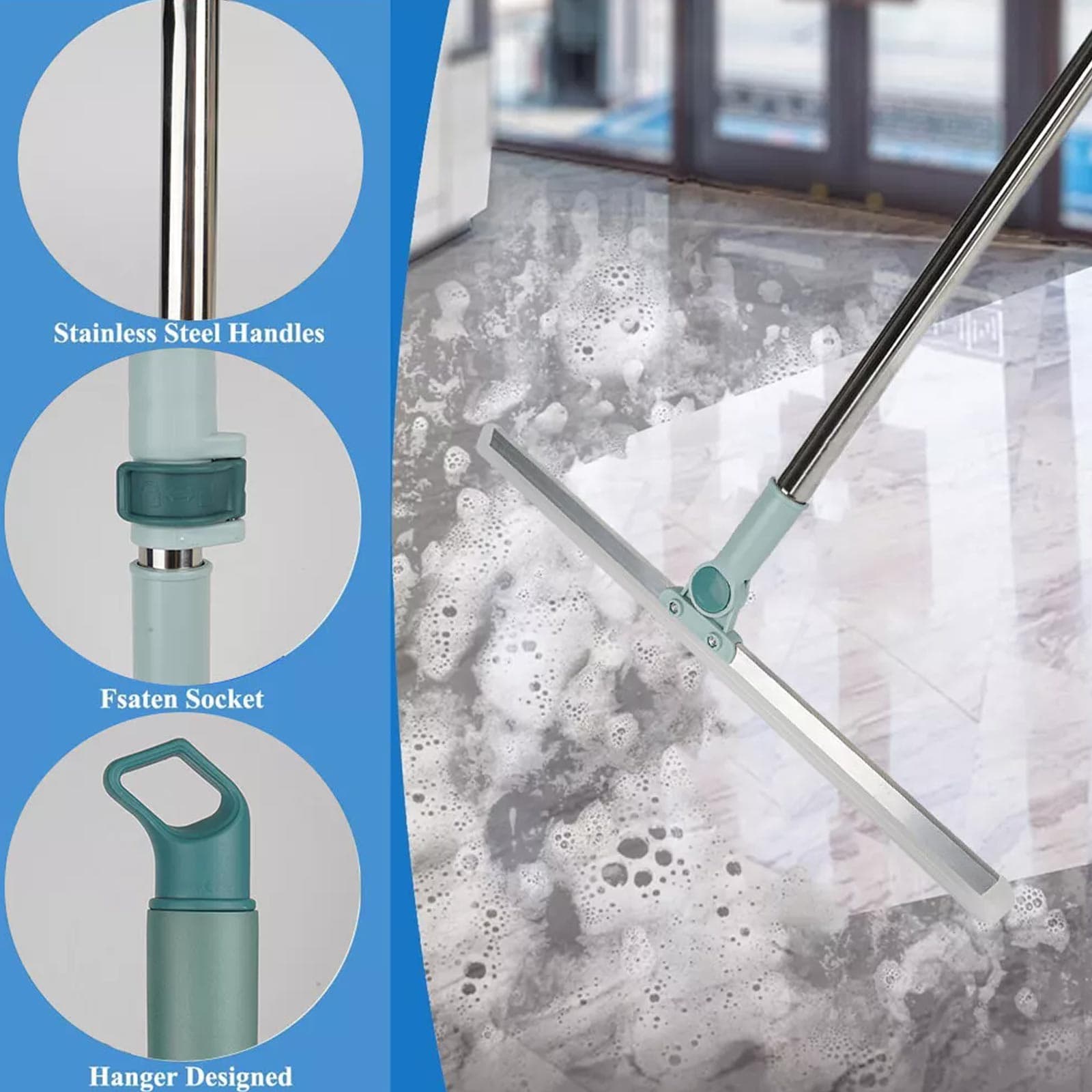 Clear Water from Hard Floors Fast with This Telescopic Squeegee - image 17