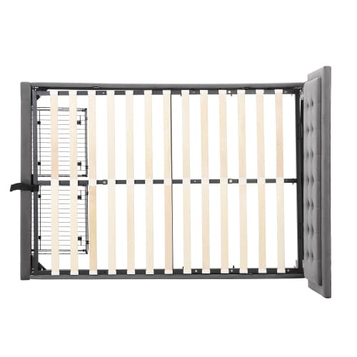 Effortless Storage Meets Elegant Design in a Velvet Double Bed - image 3