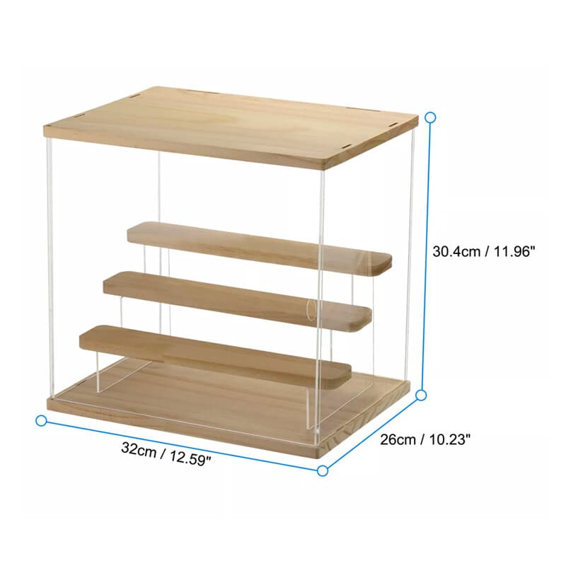 Transform Your Collection with this 4-Tier LED Display Case - Default
