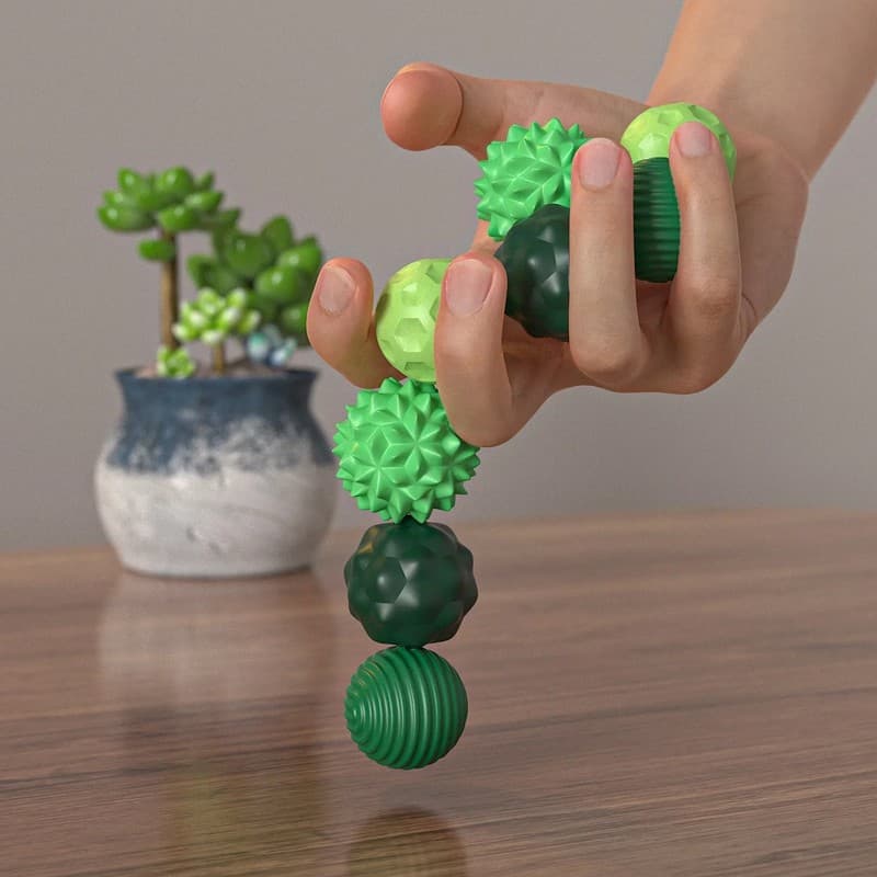 Four Textured Sensory Balls with Compact Zip Storage Case - image 16