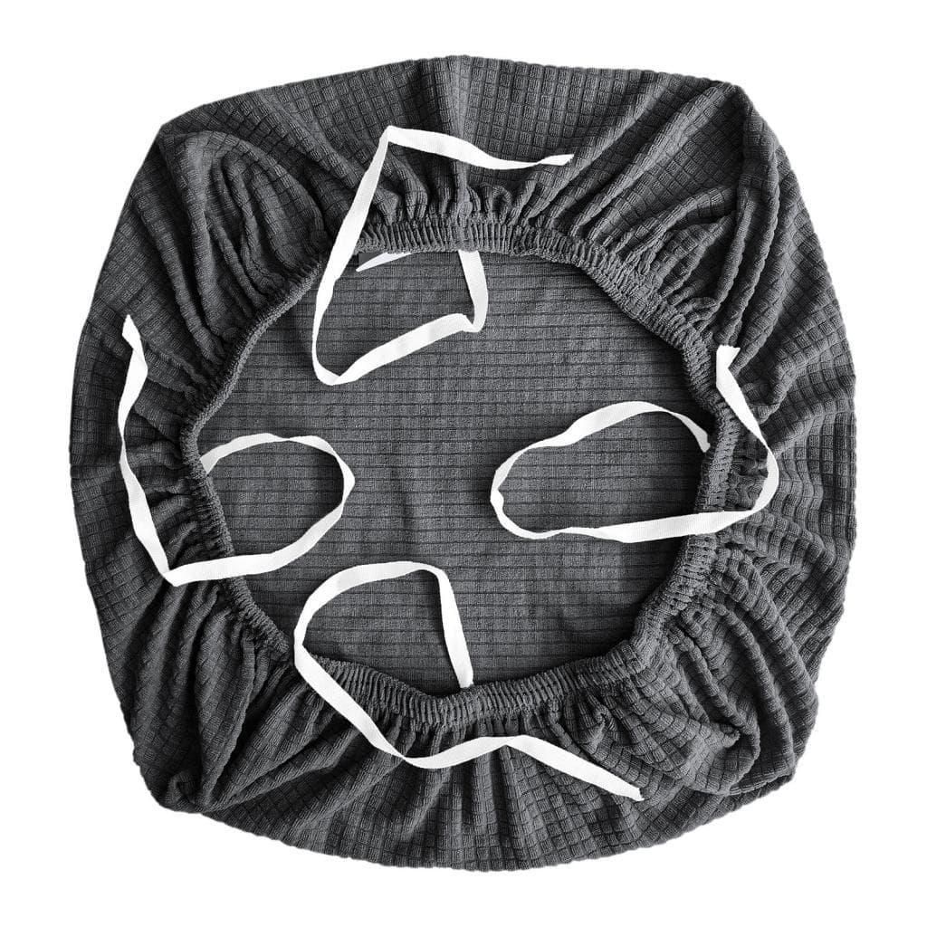 Elastic Stretch Seat Cover for Office Chairs — Navy - image 7