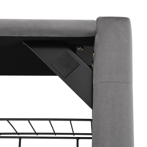 Effortless Storage Meets Elegant Design in a Velvet Double Bed - image 5