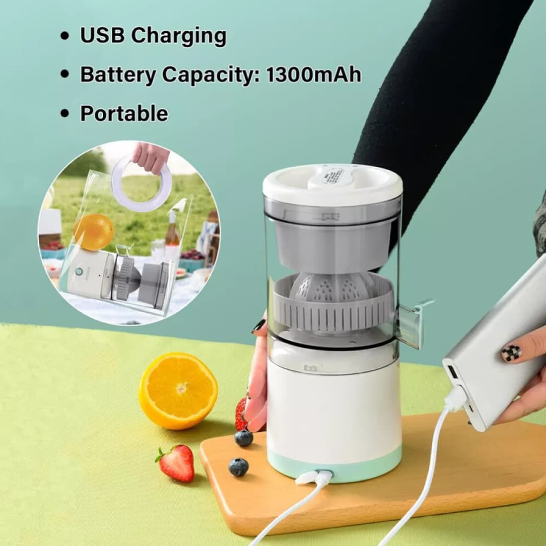 Modern Ottoman Storage Bed with USB Port & LED Reading Light | EU Double - image 11