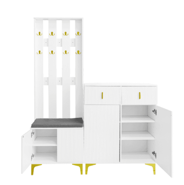 Transform Your Hallway with a Complete Wardrobe & Shoe Bench Set - image 2