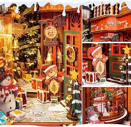 DIY Book Nook Kit: Miniature Christmas Street - image 5
