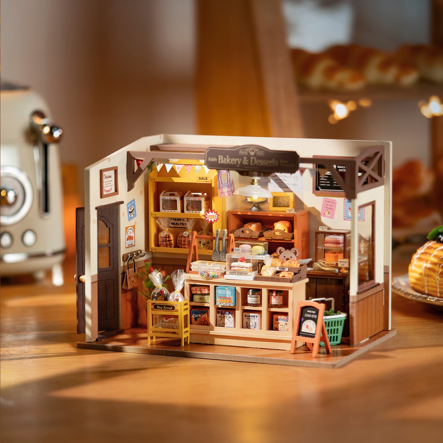 DIY Miniature House Kit: Becka's Baking House (Rolife DG161) - image 3