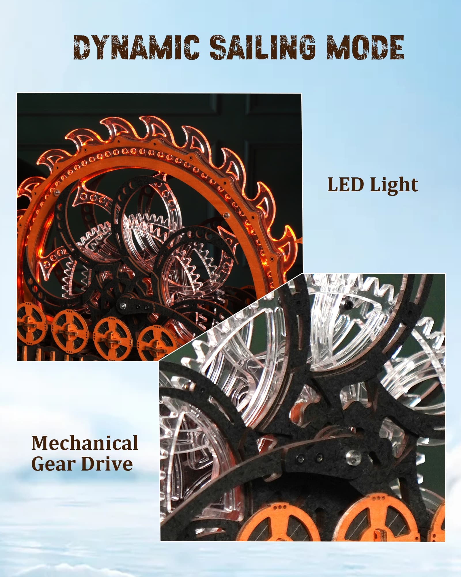 ROKR 3D Wooden Puzzle Model Kit - image 1