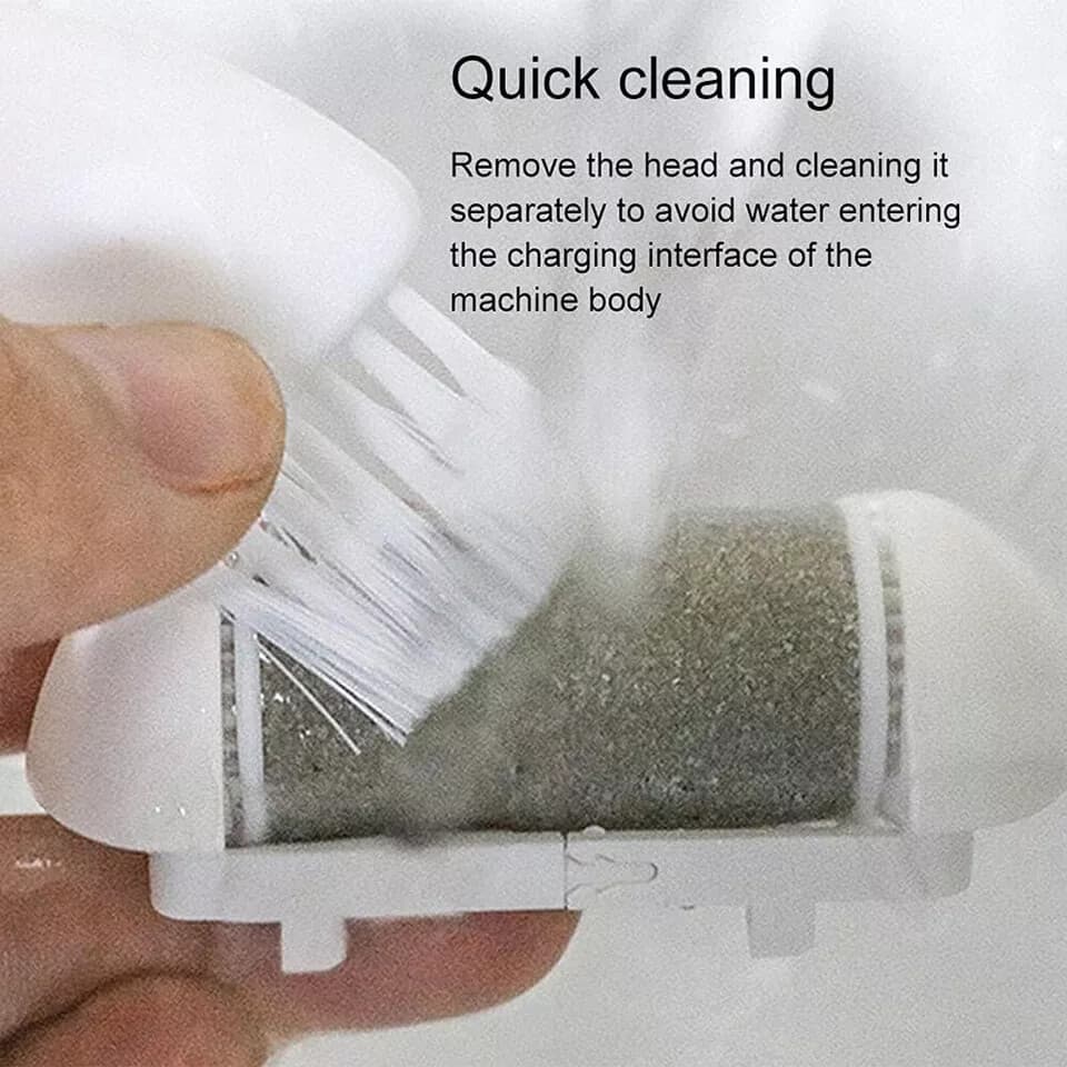 Waterproof Electric Callus Remover with Three Roller Attachments - image 19