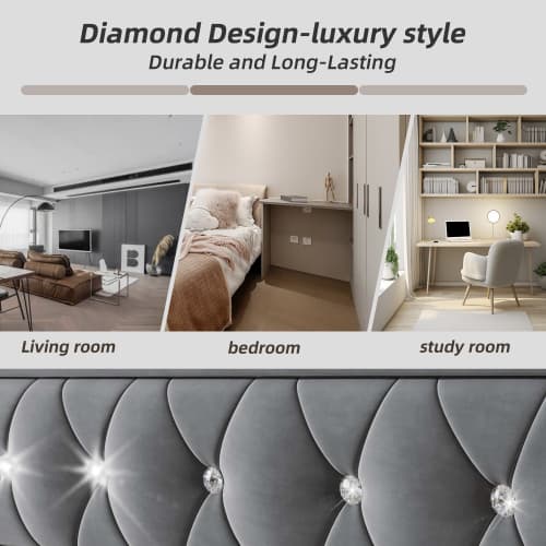 Upholstered Single Day Bed with Pull-Out Trundle and USB Charging - image 7