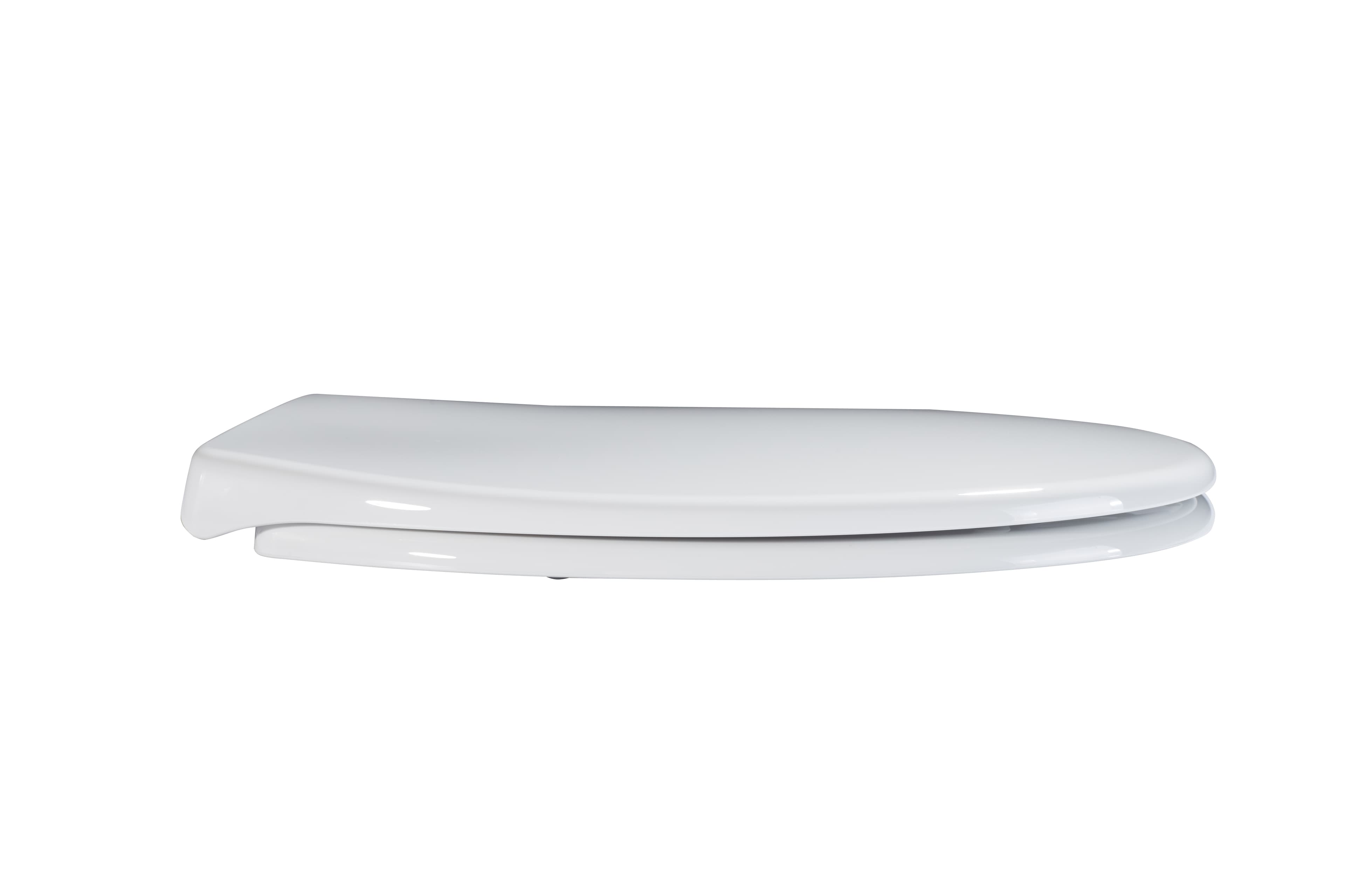 White Round Toilet Seat with Lid – Easy Clip-Fit Hinges, No Tools Needed - image 18