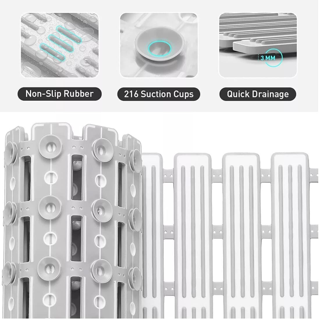 Enjoy a Safer, More Comfortable Shower with Our Eco-Friendly Rubber Bath Mat - image 3