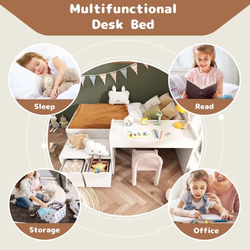 The Smart All-in-One Bed, Desk, and Storage for Kids' Rooms - image 2