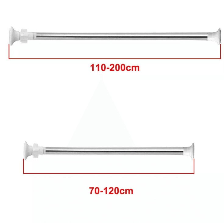 Heavy-Duty Extendable Shower Rod | No Tools, No Fuss