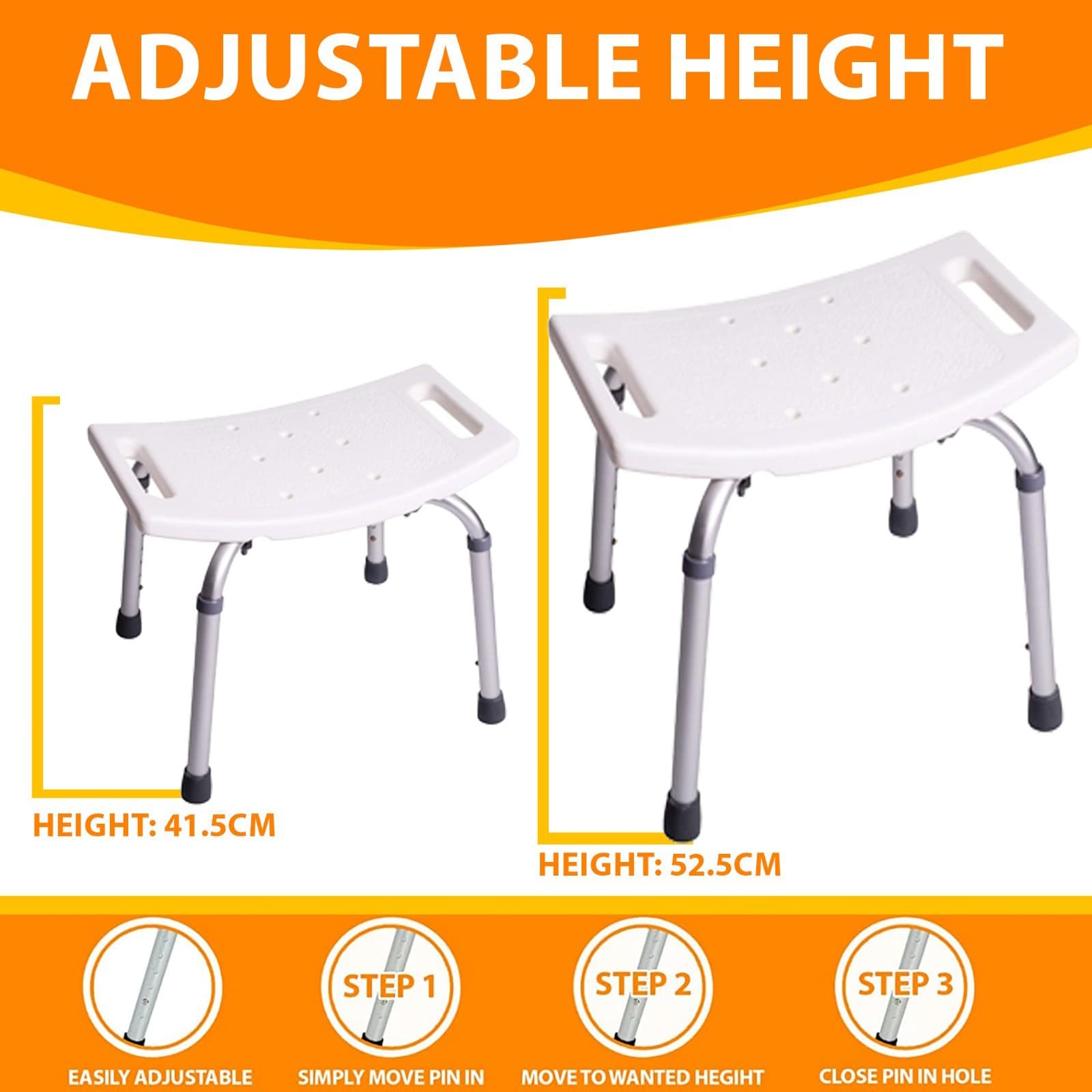 Regain Confidence with a Secure Adjustable Shower Stool - image 8