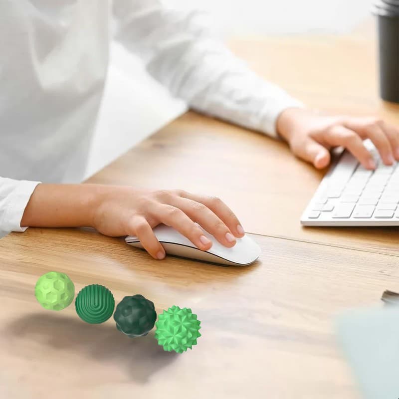 Four Textured Sensory Balls with Compact Zip Storage Case - image 13