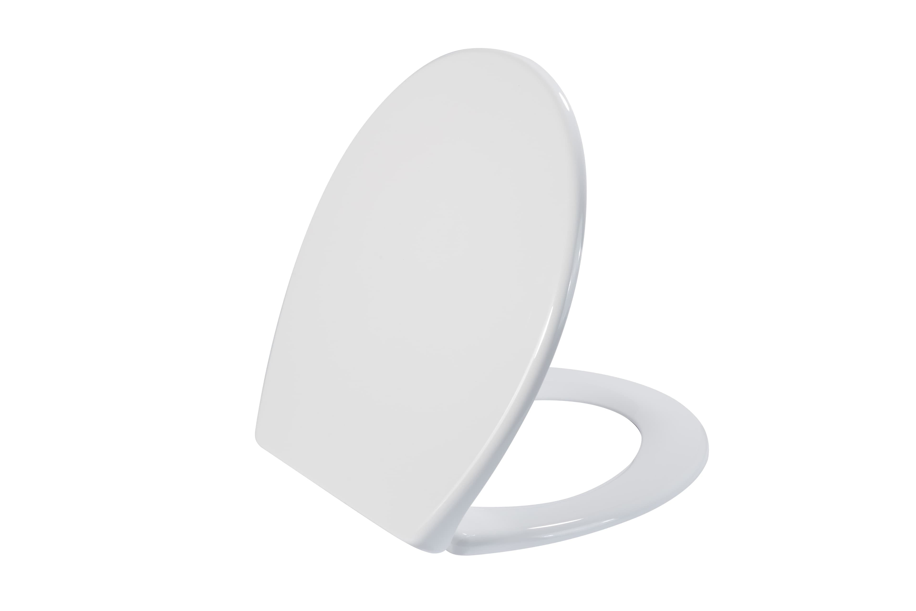 White Round Toilet Seat with Lid – Easy Clip-Fit Hinges, No Tools Needed - image 13