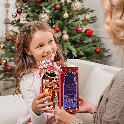 DIY Book Nook Kit: Miniature Christmas Street - image 3