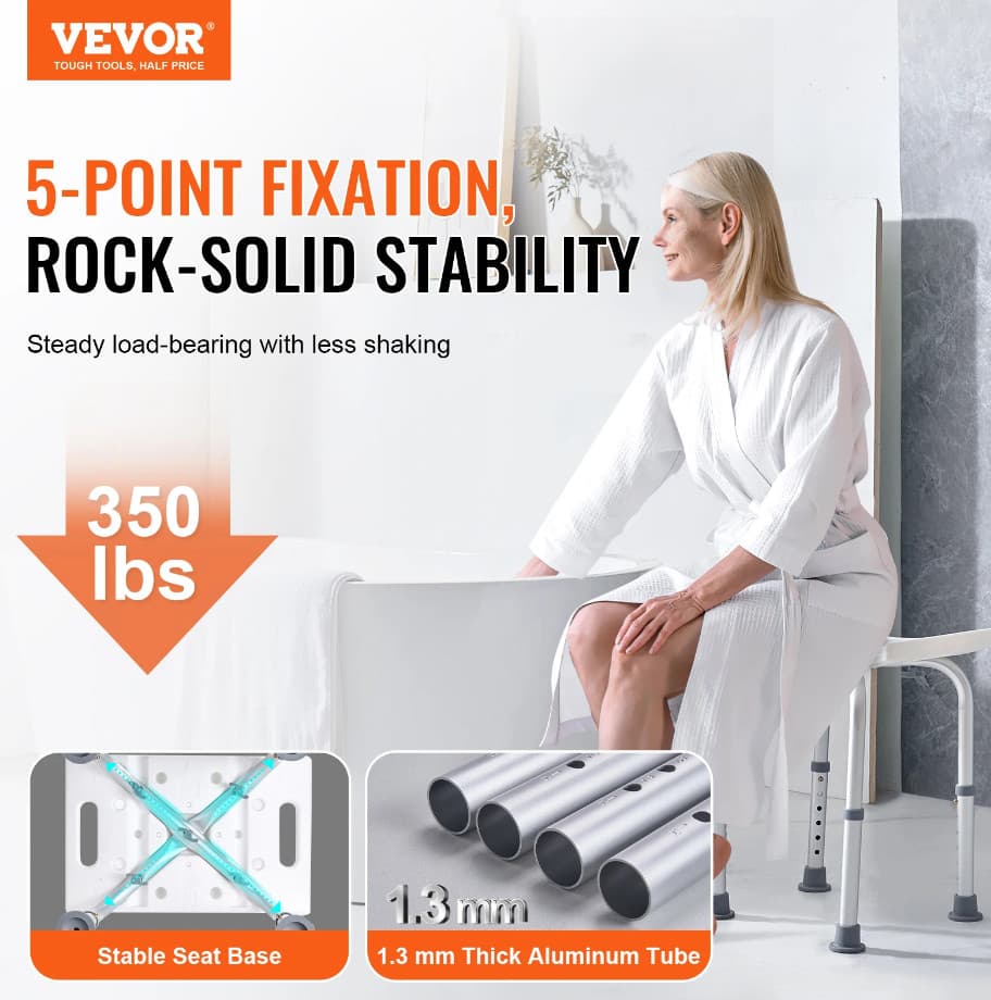 Regain Confidence with a Secure Adjustable Shower Stool - image 2