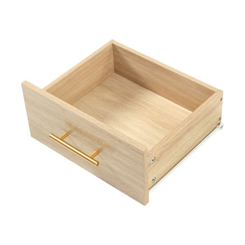 Oak Effect Rattan Sideboard with Ample Storage - image 1