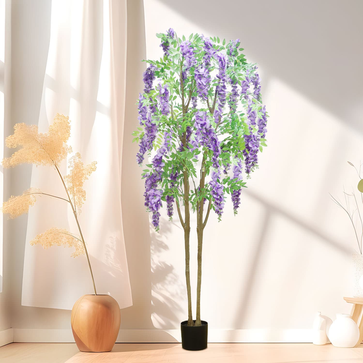 Arched Metal and Glass Display Cabinet in Black - image 8