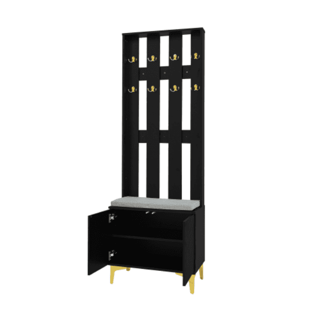 Transform Your Hallway with this Modern Wardrobe & Shoe Bench Set - image 17