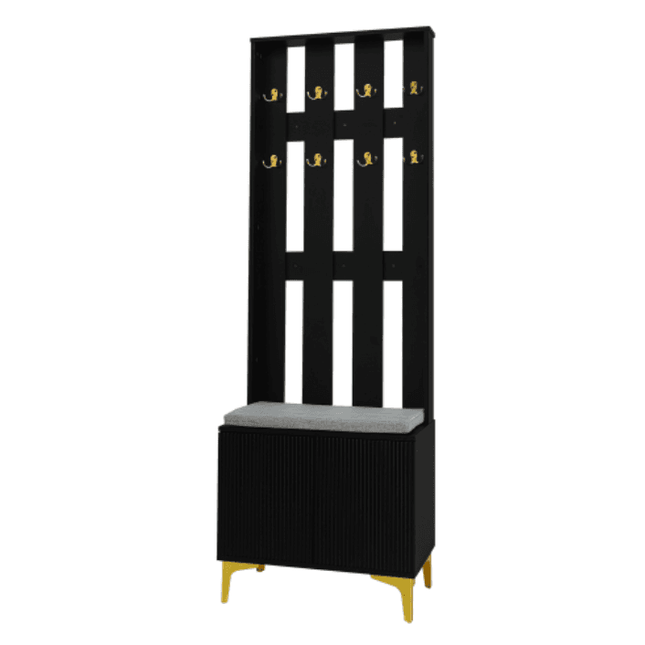 Transform Your Hallway with this Modern Wardrobe & Shoe Bench Set - image 12