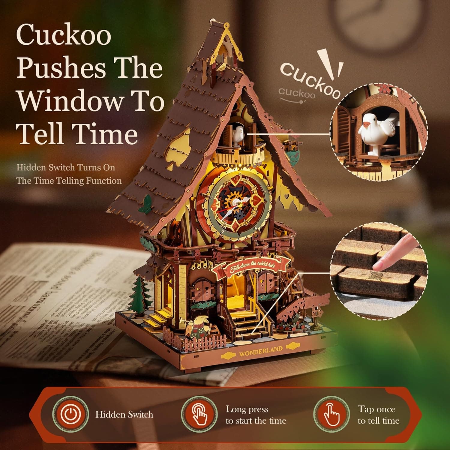 Assemble Your Own Magical Treehouse Cuckoo Clock - image 9