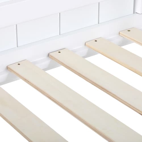 Solid Wood Treehouse Mid-Sleeper Cabin Bed for Kids - image 7