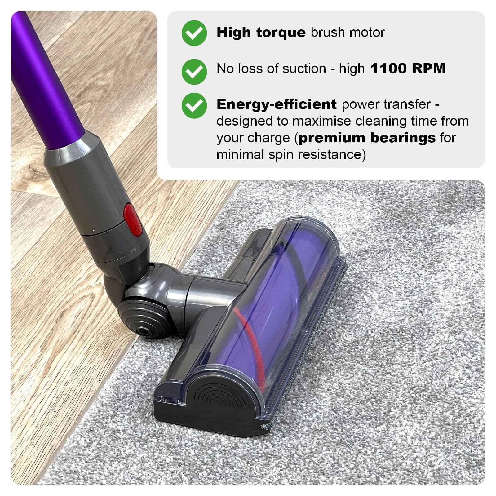 Upgrade Your Dyson's Power on Carpet & Hard Floors - image 8