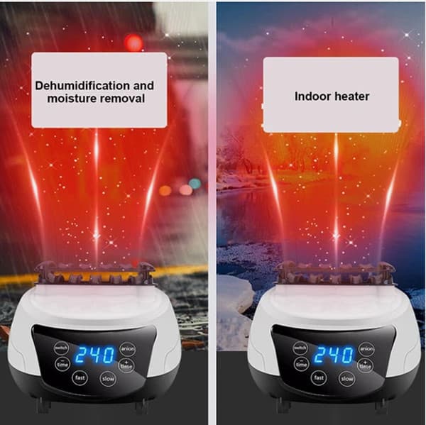 Portable Electric Clothes Dryer with Negative Ion Technology - image 4