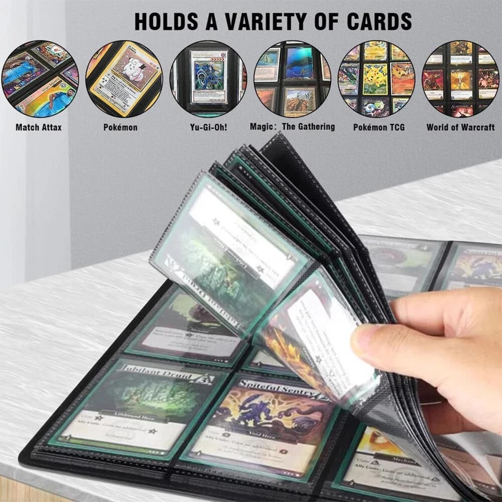 360-Pocket Card Collection Binder with Elastic Strap Closure - image 19