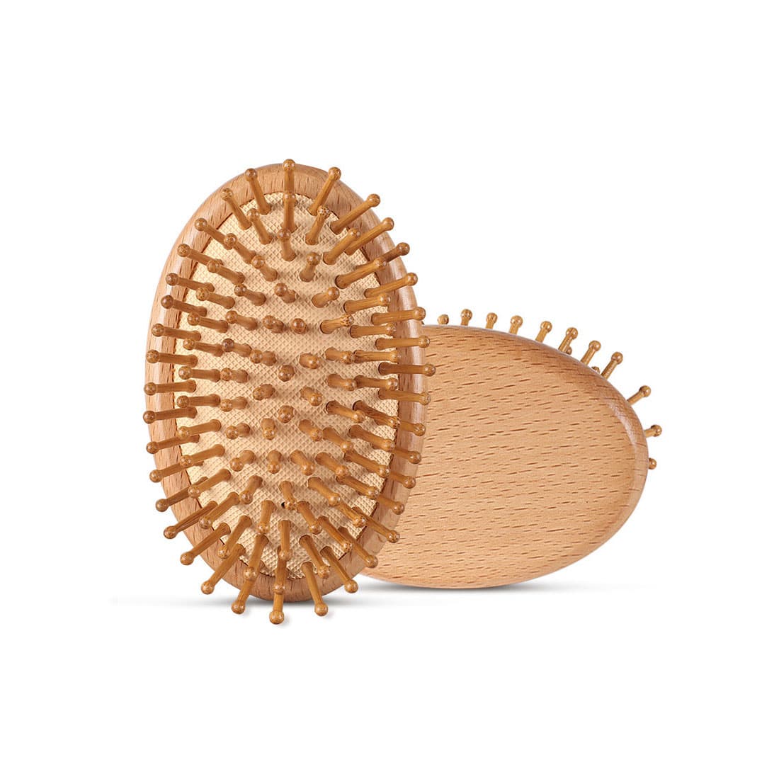 Natural Wood Air Cushion Brush for Scalp Massage - image 14