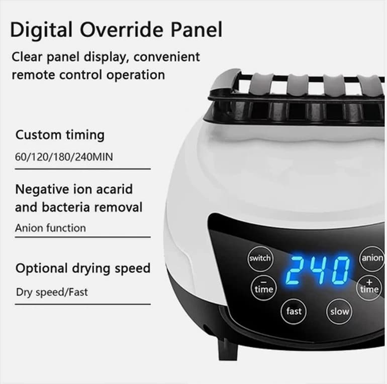 Portable Electric Clothes Dryer with Negative Ion Technology - image 7