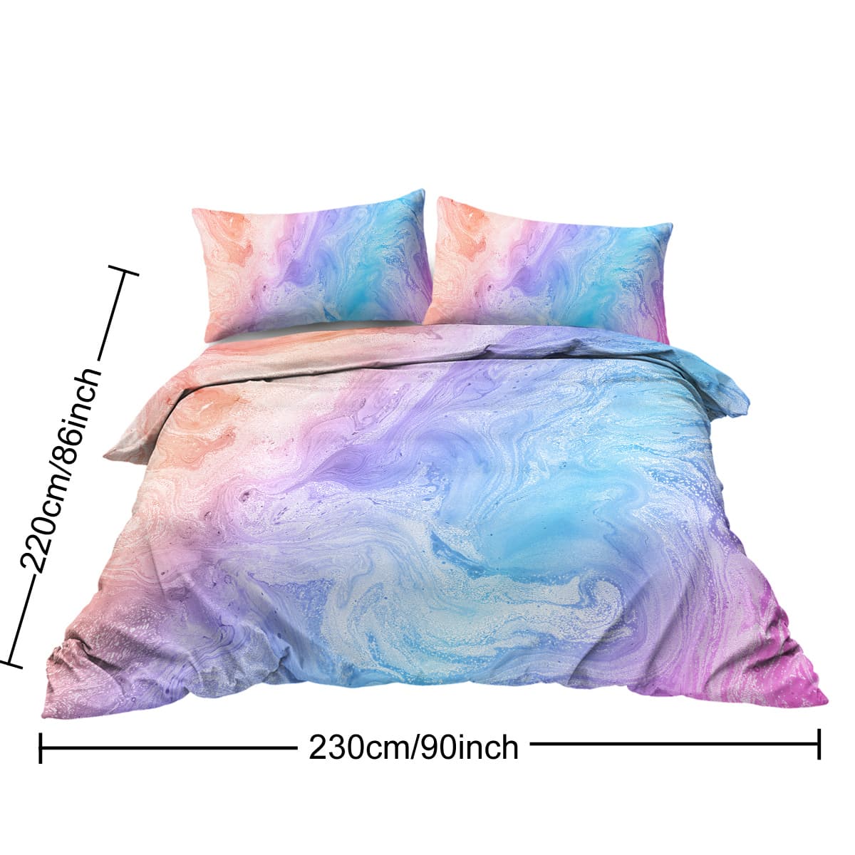 Soft Microfiber Single Duvet Cover & Pillowcase Set - image 6