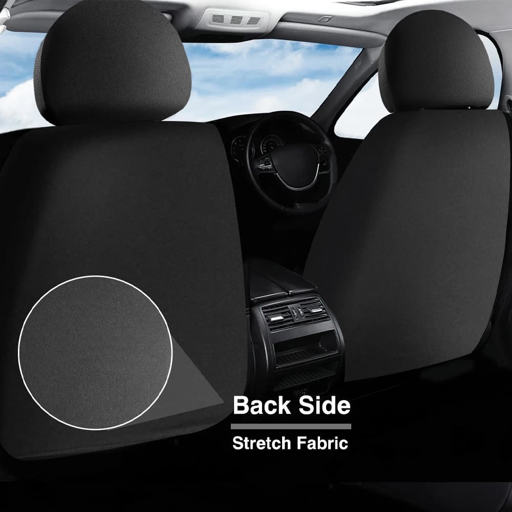 Full Set of Universal Car Seat Covers in Premium PU Leather - image 1