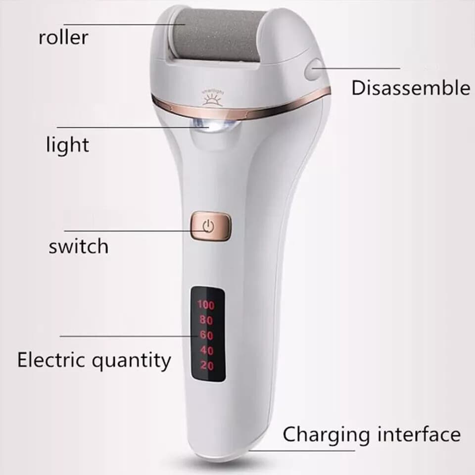 Waterproof Electric Callus Remover with Three Roller Attachments - image 21