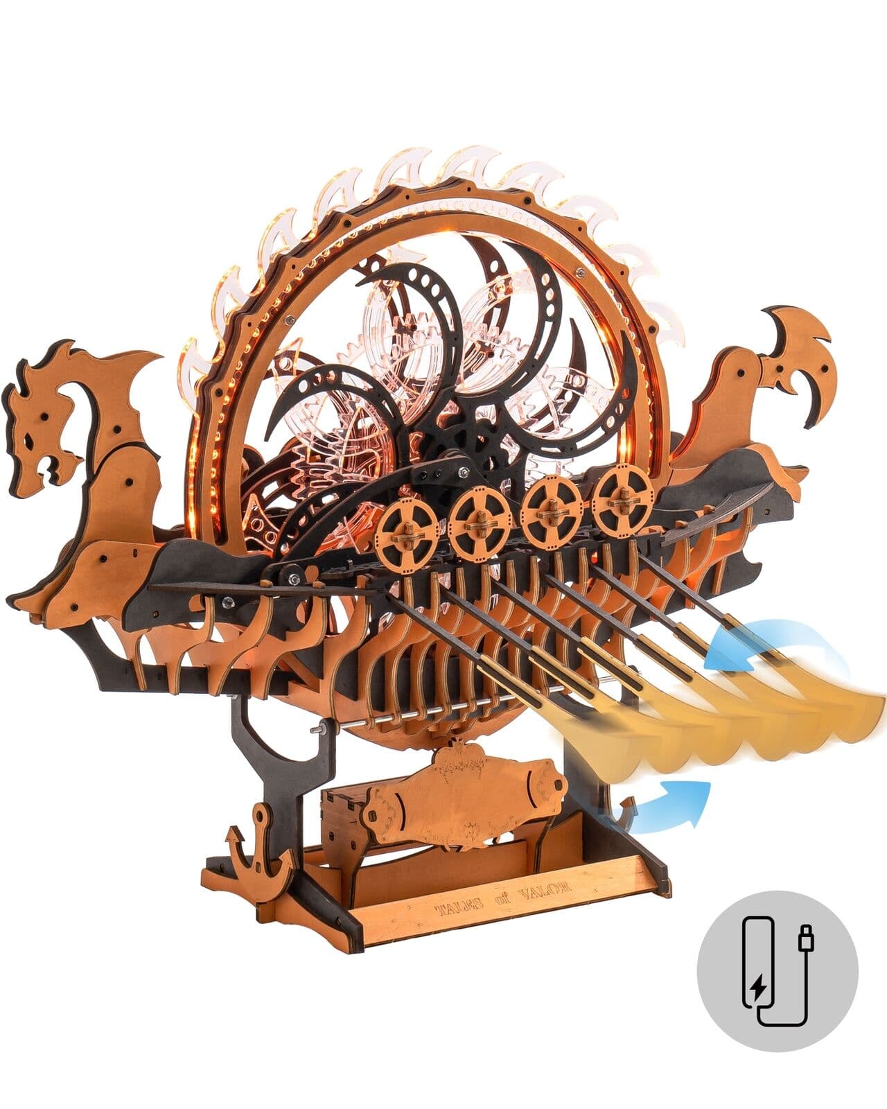 ROKR 3D Wooden Puzzle Model Kit - image 5