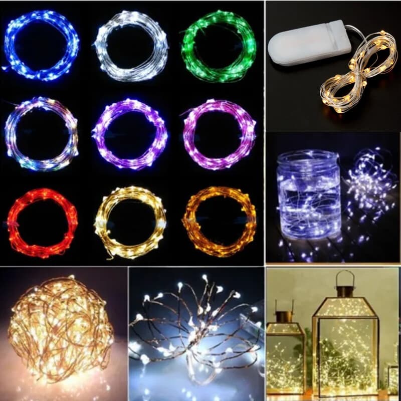 Cold White Copper Wire Fairy Lights – Battery Operated, 5m - image 21