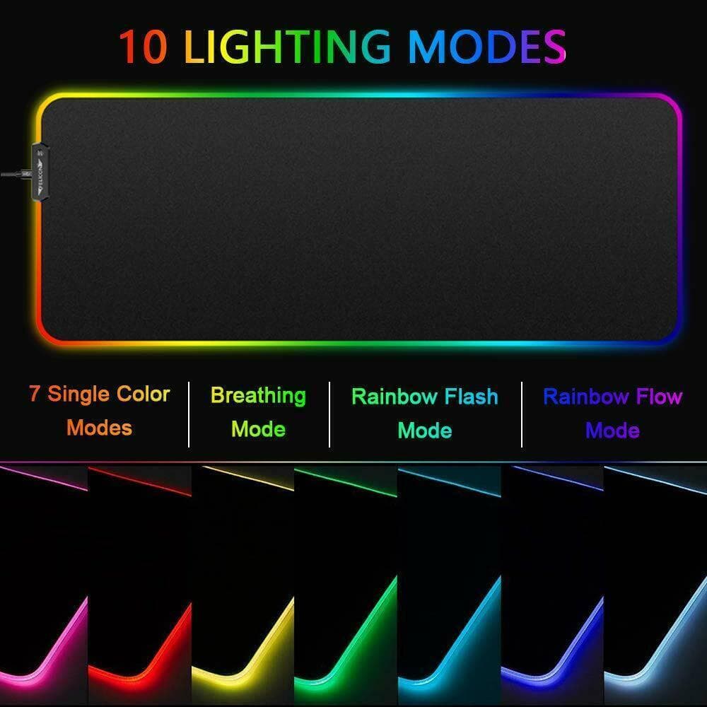 Gaming Mouse Pad with RGB LED Border and 10 Colour Modes - image 7