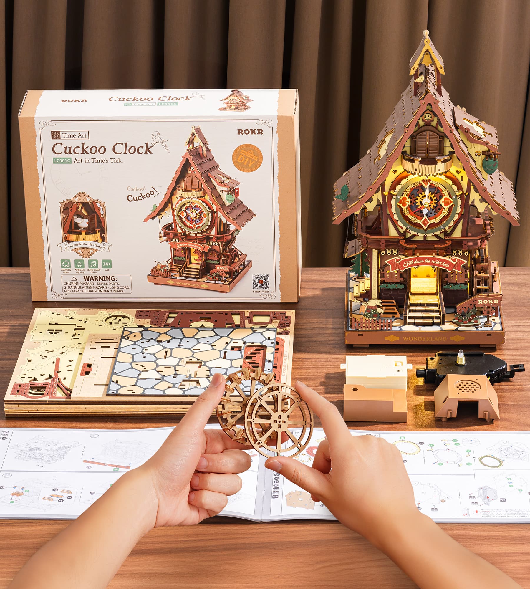 Assemble Your Own Magical Treehouse Cuckoo Clock - image 7